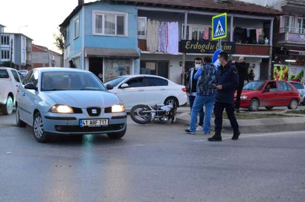 Aynı noktada 25 dakikada iki ayrı kaza meydana geldi 