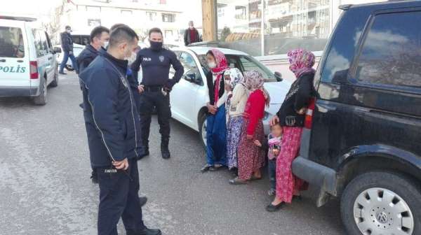 Niksar'da polis ve zabıtadan dilenci operasyonu 