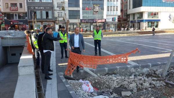 Fatsa Cumhuriyet Meydanı'nda sona gelindi 