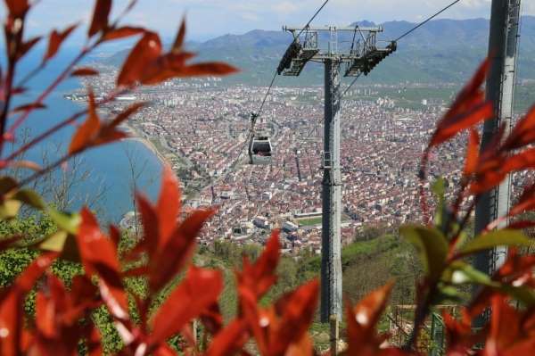 Ordu'da kadınlara teleferik jesti