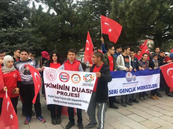 Özel çocuklardan şehitler için 'Kiminin Duası' etkinliği