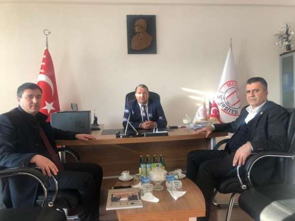 Tarım ve Orman Müdürü Tuncel ve Başkan Kılıç'tan üniversiteye iade-i ziyaret