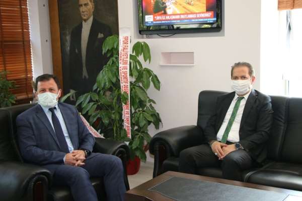 Ekinci'den, Gençlik ve Spor İl Müdürü Kabakcı'ya ziyaret