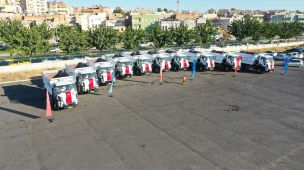 Şanlıurfa'da araç filosu artırıldı