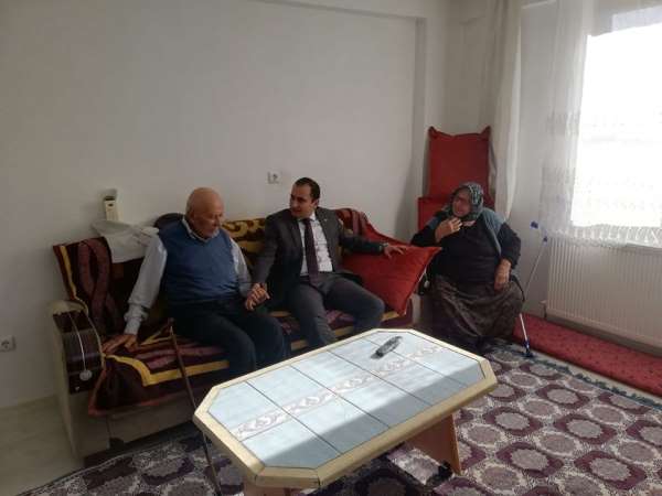 Kaymakam'dan şehit ailesine ziyaret