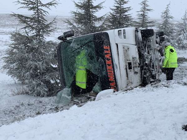 Eskişehir’de otobüs kazası: 5 yaralı