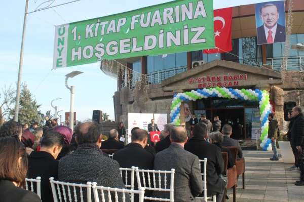 Ünye 1. Kitap Fuarı açıldı