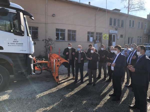 Türkeli İlçe Özel İdare'ye araç takviyesi