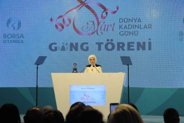 Emine Erdoğan: 'Kadınların iş gücüne katılımı son 10 yılda erkeklere göre 4 kat