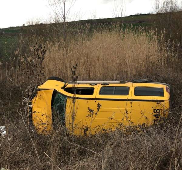 Malkara'da trafik kazası: 1 yaralı