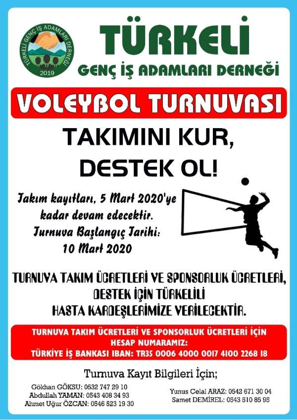 Türkeli'de dernekten anlamlı turnuva