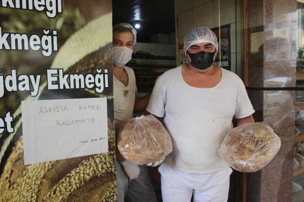 Manisa'da 40 fırından 'Askıda ekmek' uygulaması