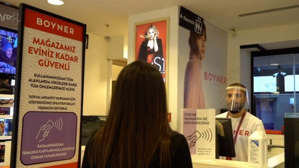 Boyner, 'Temassız Mağazacılık' konseptiyle hizmet vermeye başladı