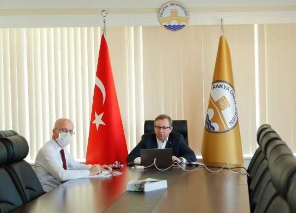 Trakya Üniversitesi'nin öğrenci senatosu dijital ortamda toplandı