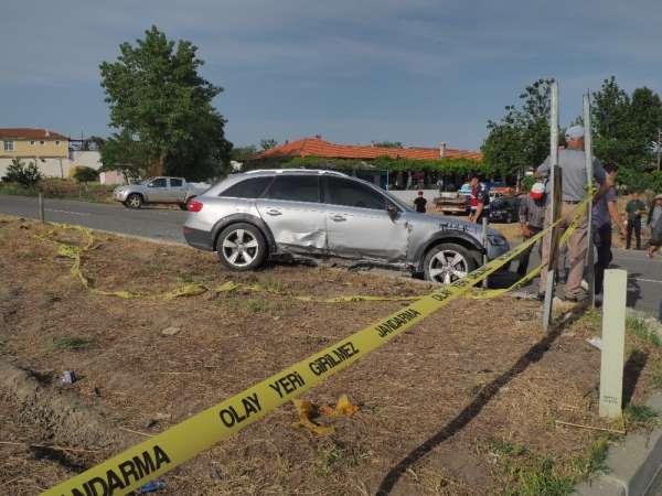 Edirne'de trafik kazası: 4 yaralı 
