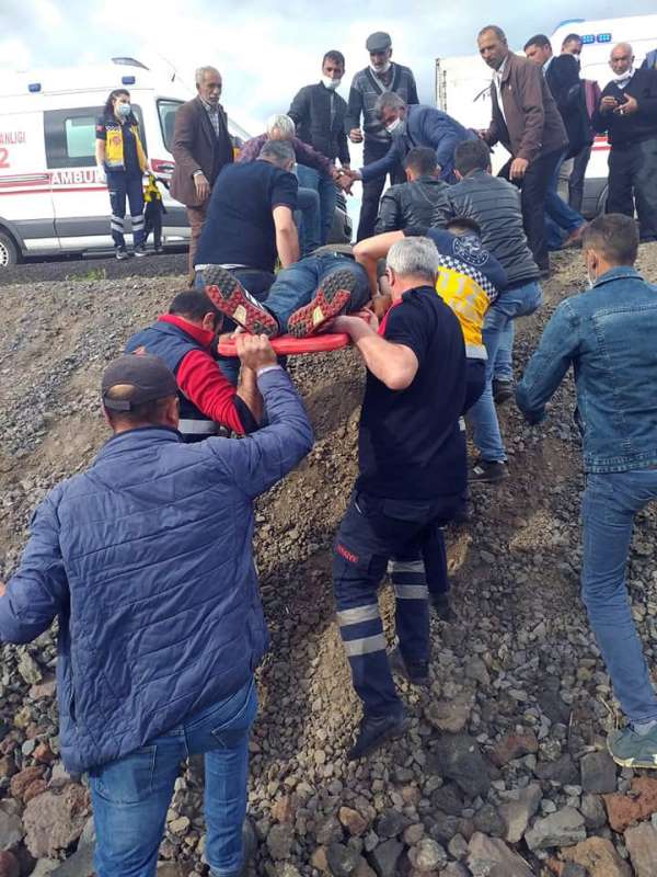 Kars'ta trafik kazası: 1 yaralı 