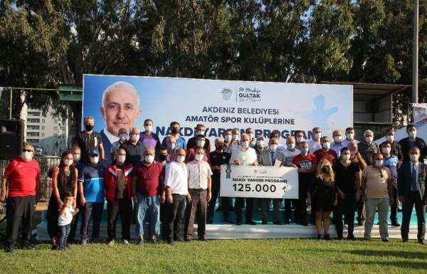 Akdeniz Belediyesinden 34 amatör spor kulübüne 125 bin TL destek 