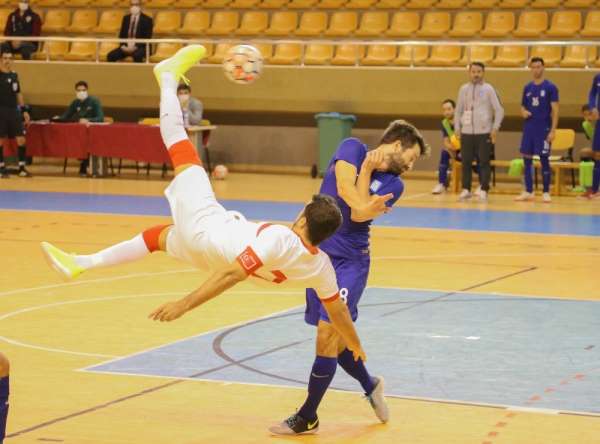 Euro 2022 Avrupa Futsal Play-Off: Türkiye: 3 - Yunanistan: 3 