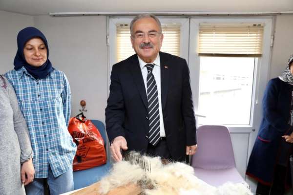 Ordu'da koyun yünleri ekonomiye kazandırılıyor