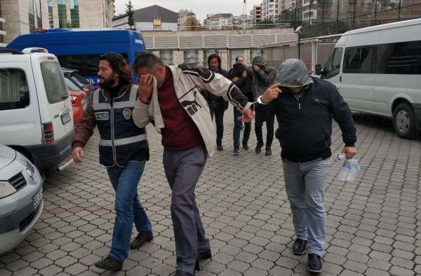 Samsun'da hırsızlık çetesinden 4 kişi tutuklandı