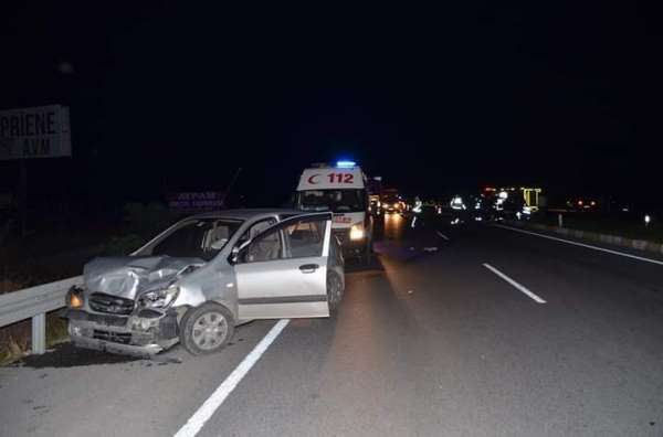 Söke'de trafik kazası: 2 yaralı 