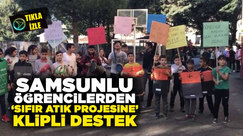 Samsunlu öğrencilerden anlamlı destek