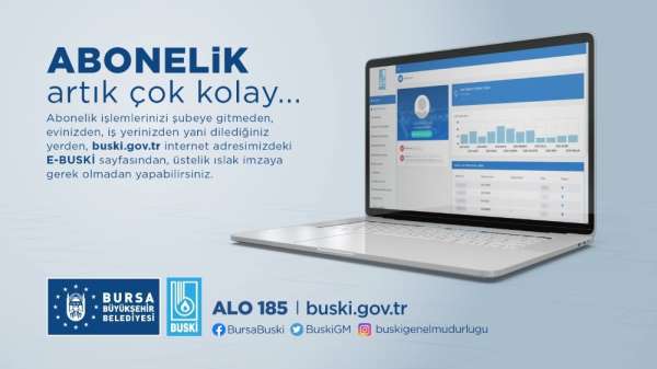 BUSKİ'de online abonelik dönemi 