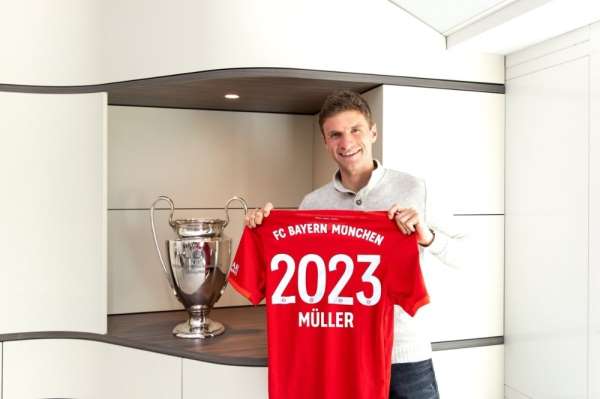 Thomas Müller, 2023'e kadar Bayern Münih'te 