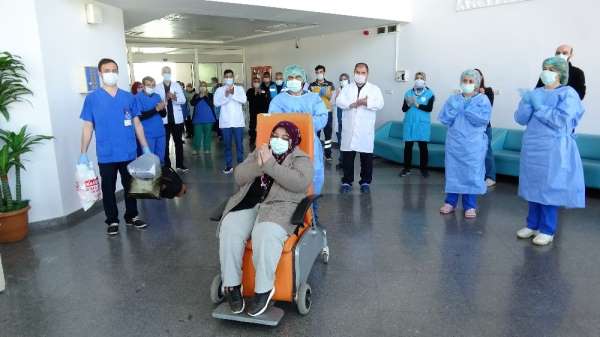 Tokat'ta korona virüsü yenen 41'inci hasta taburcu edildi 