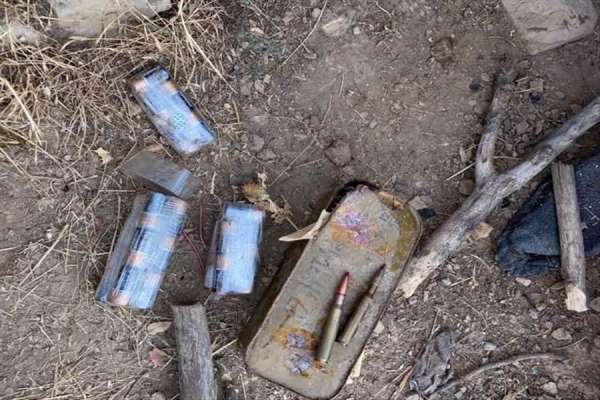 Terör örgütü PKK'ya ait çok sayıda silah ve mühimmat ele geçirildi