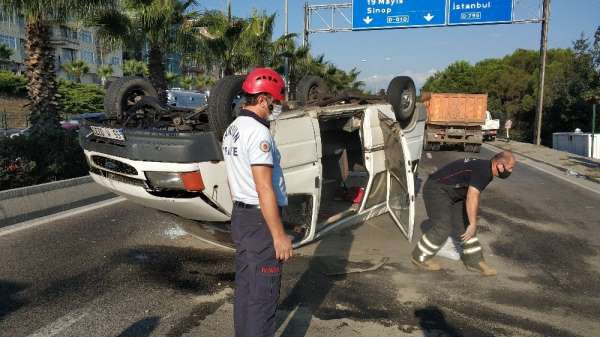 Samsun'daki trafik kazası 