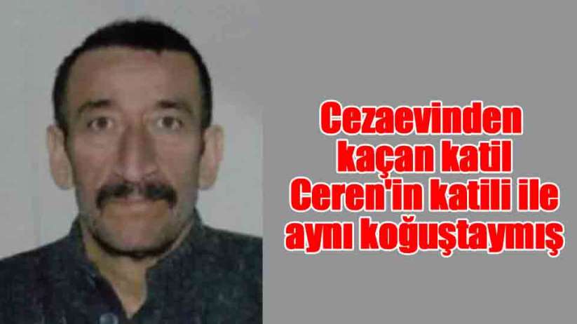 Cezaevinden kaçan katil Ceren Özdemir'in katili ile aynı koğuştaymış