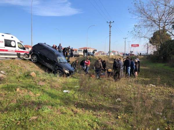 Sakarya'da trafik kazası: 2 yaralı 