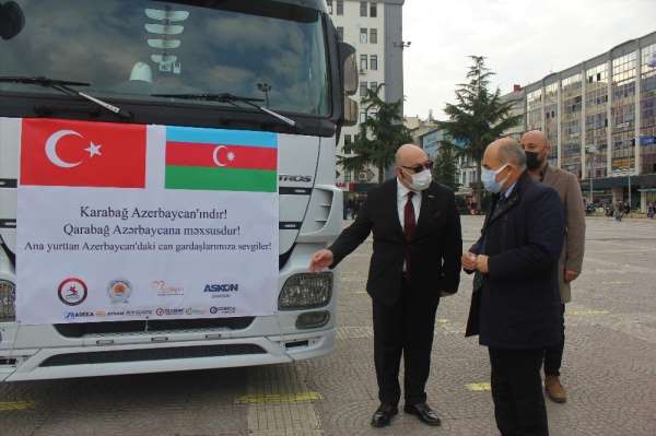 Samsun'dan Karabağ'a bir tır tıbbi yardım 