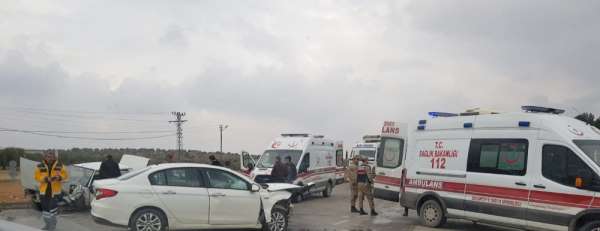 Gaziantep-Şanlıurfa kara yolunda trafik kazası: 7 yaralı 