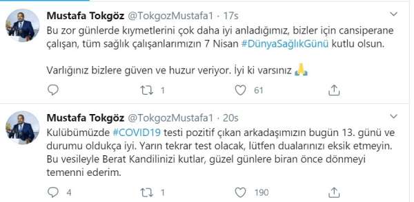 HES Kablo Kayserispor'da testi pozitif çıkan personele yeniden test yapılacak