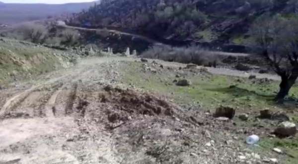 Kulp'taki patlama alanında 1 metrelik çukur oluştu