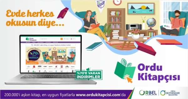 'Evde kal, kitap oku'