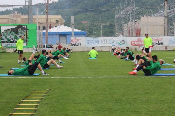 Giresunspor, Adanaspor maçı hazırlıklarını sürdürüyor 