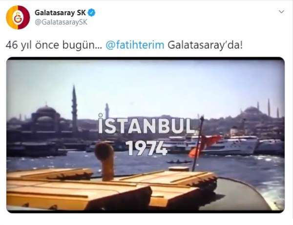 Galatasaray'dan Fatih Terim klibi 