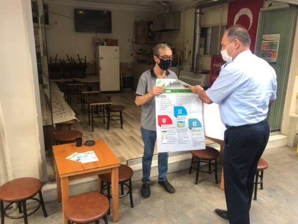 Bafra'da HES uygulamasına afişli bilgilendirme
