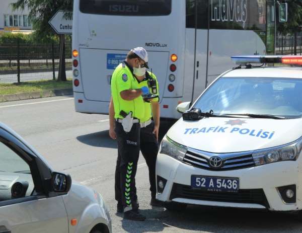 Ordu'da bir haftalık trafik bilançosu:29 yaralı, 1 ölü 