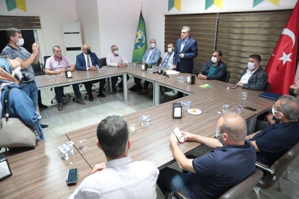 Beyazgül'den Şanlıurfaspor yönetimine ziyaret
