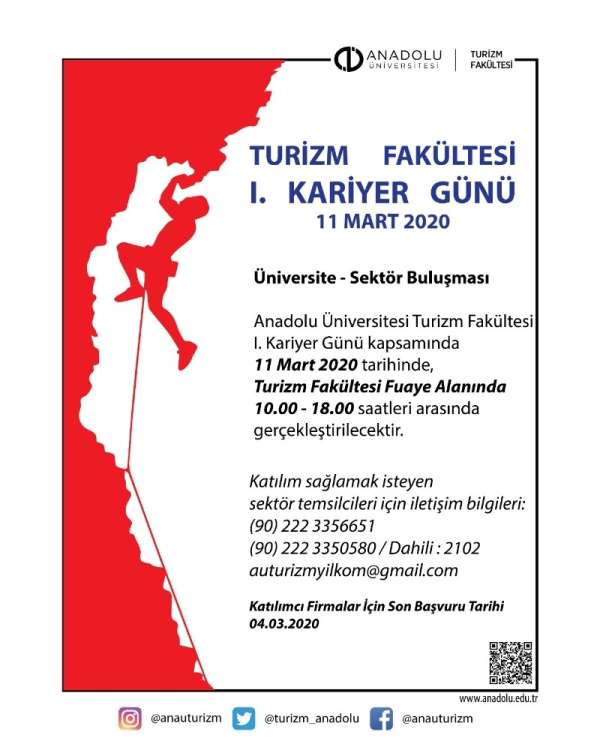 Anadolu Üniversitesinde '1'inci Kariyer Günü' etkinliği