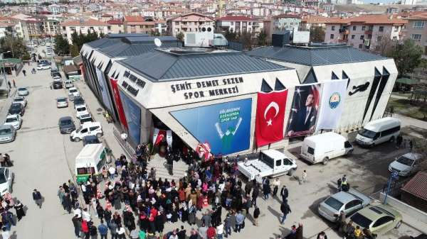 Kadınlara özel spor merkezi, kadınlar gününde hizmete girdi 