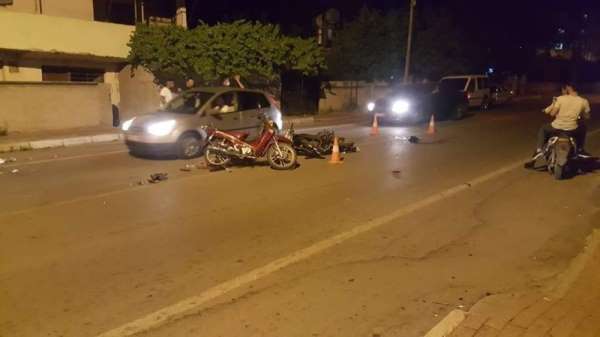 Kazada yaralanan motosiklet sürücüsü hayatını kaybetti 