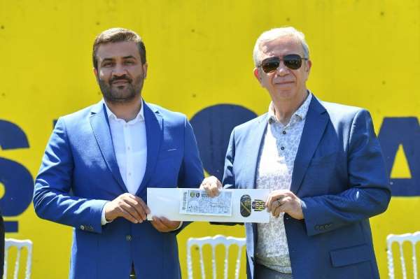 MKE Ankaragücü için 'Hatıra Bilet' kampanyasına bir destek de Mansur Yavaş'tan 