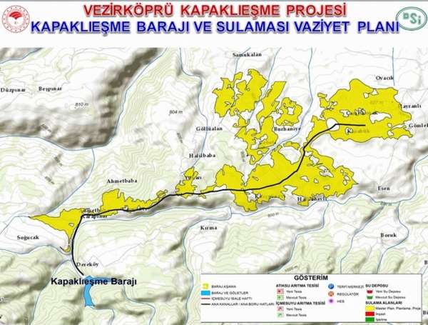DSİ 7. Bölge Müdürlüğünün Samsun'daki baraj projeleri 