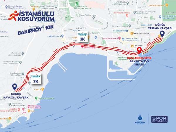 'İstanbul'u Koşuyorum' Bakırköy etabında 400 İstanbullu yarışacak 