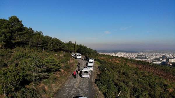 PKK terör örgütü adına yangın çıkarılan Aydos Ormanlarında mahkeme heyeti keşif